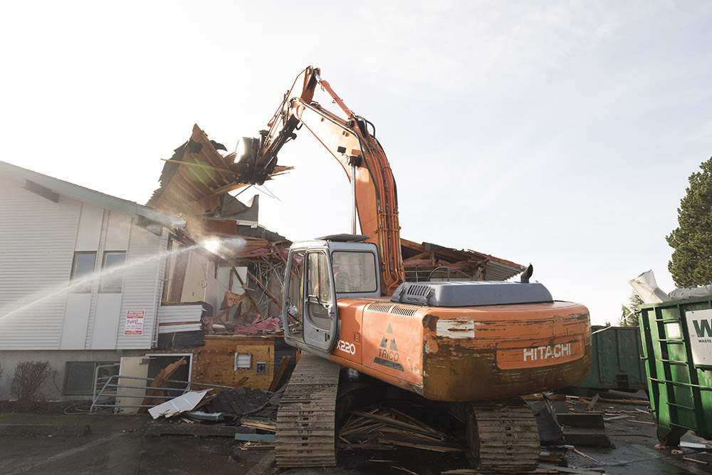 TRICO Demolishes Annex Building Making Way for New Imaging Center