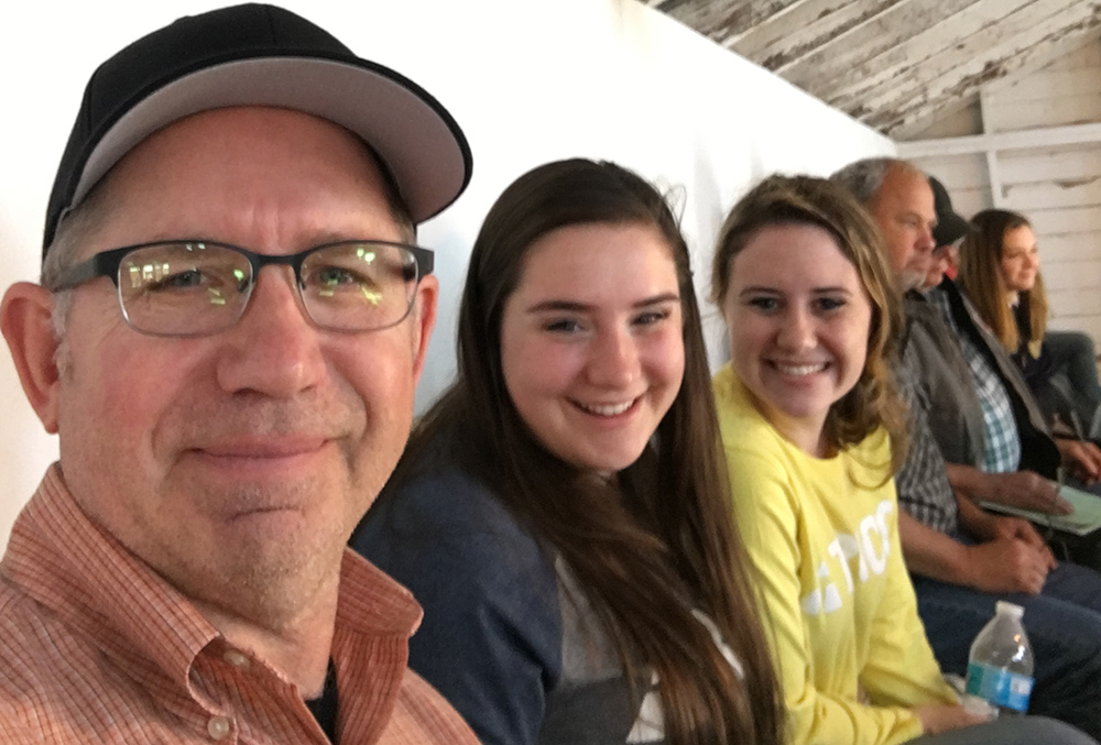 father and two daughters