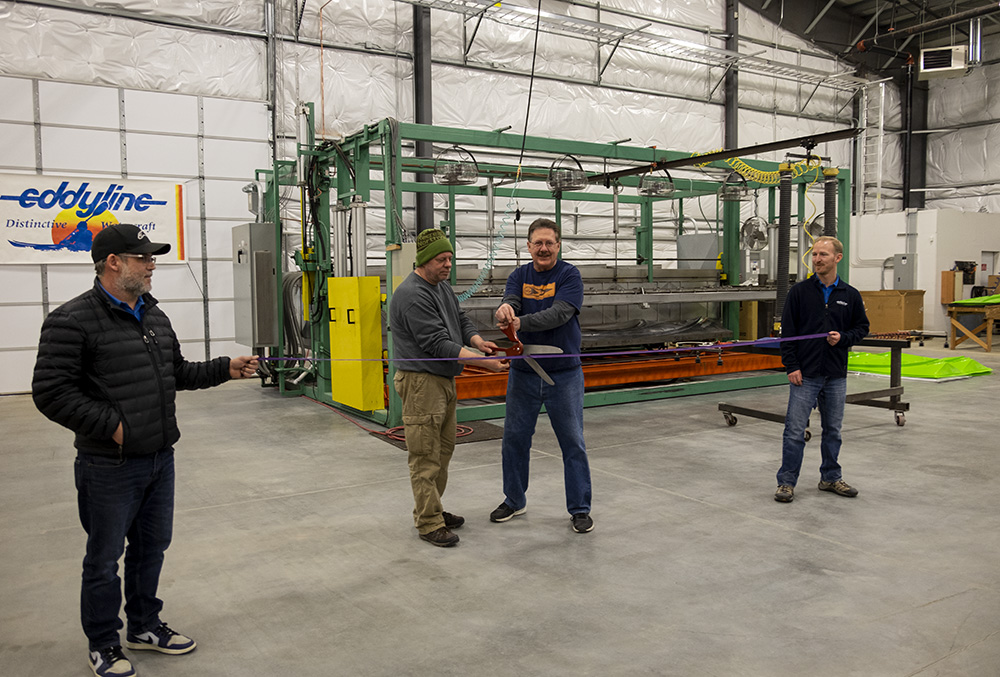 Eddyline Kayaks Ribbon Cutting