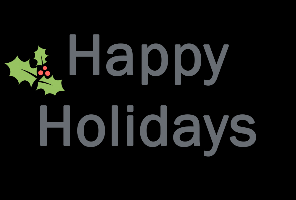 happy holidays