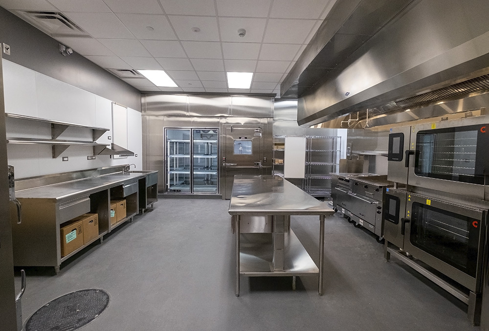 empty commercial kitchen