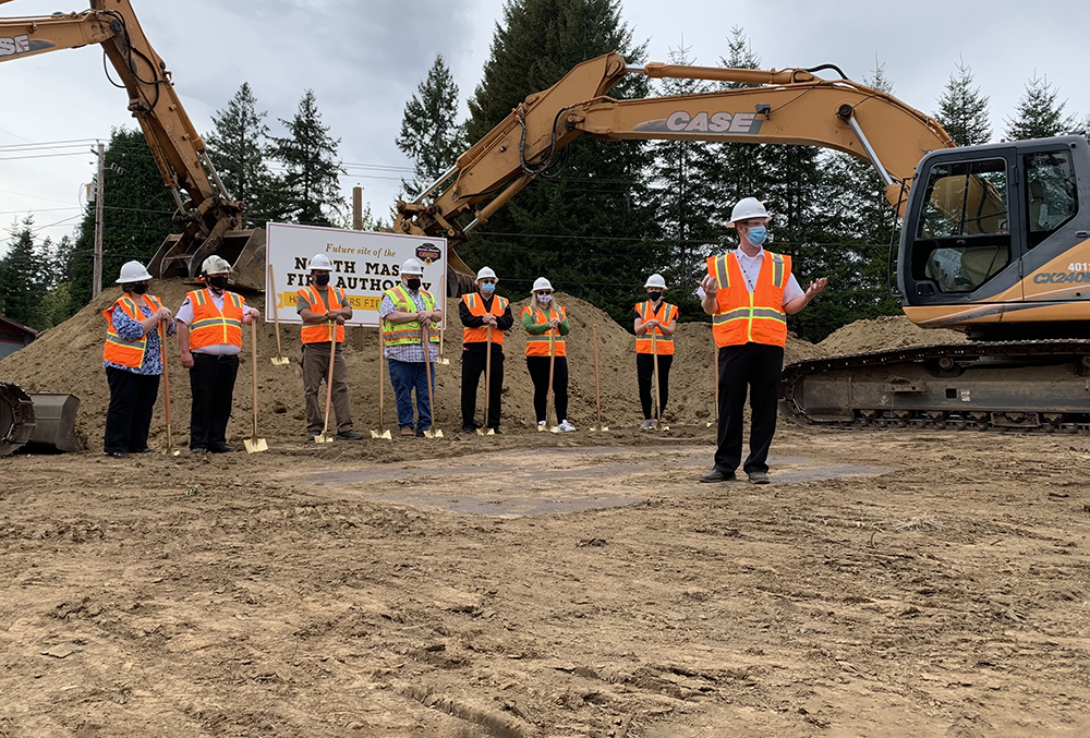 North Mason Regional Fire Authority Headquarters Fire Station Groundbreaking