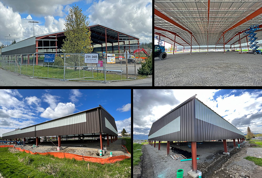 The First Official Pickleball Pavilion in Washington State Starts to Take Shape