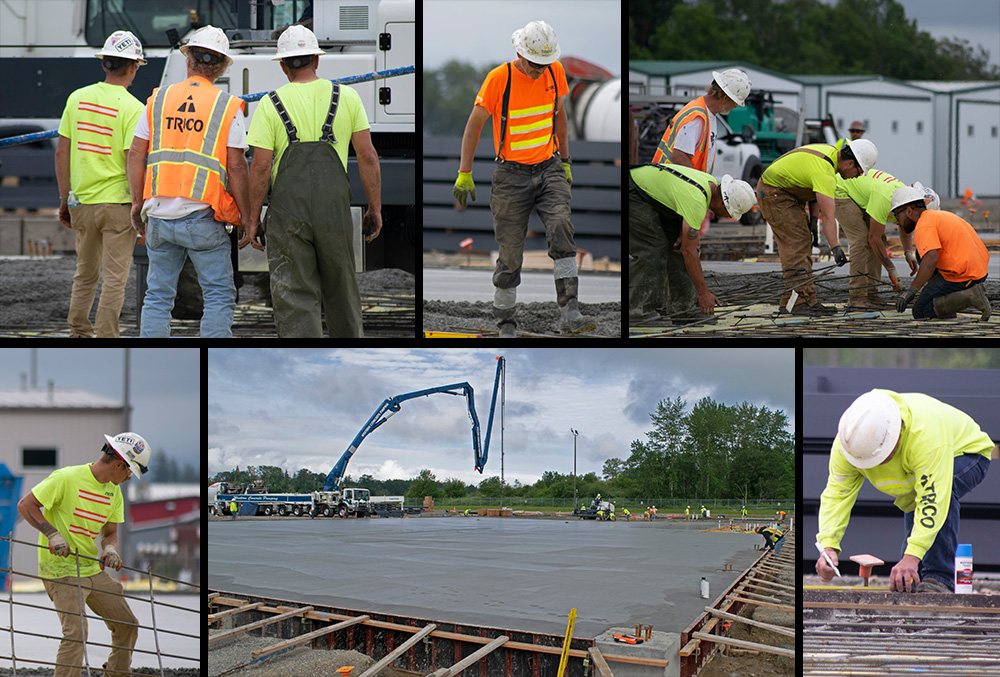 TRICO Building Hangars at the Port of Skagit