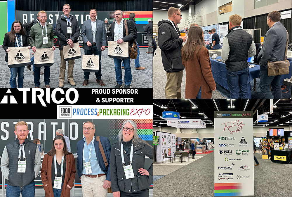 collage trico at a conference collage